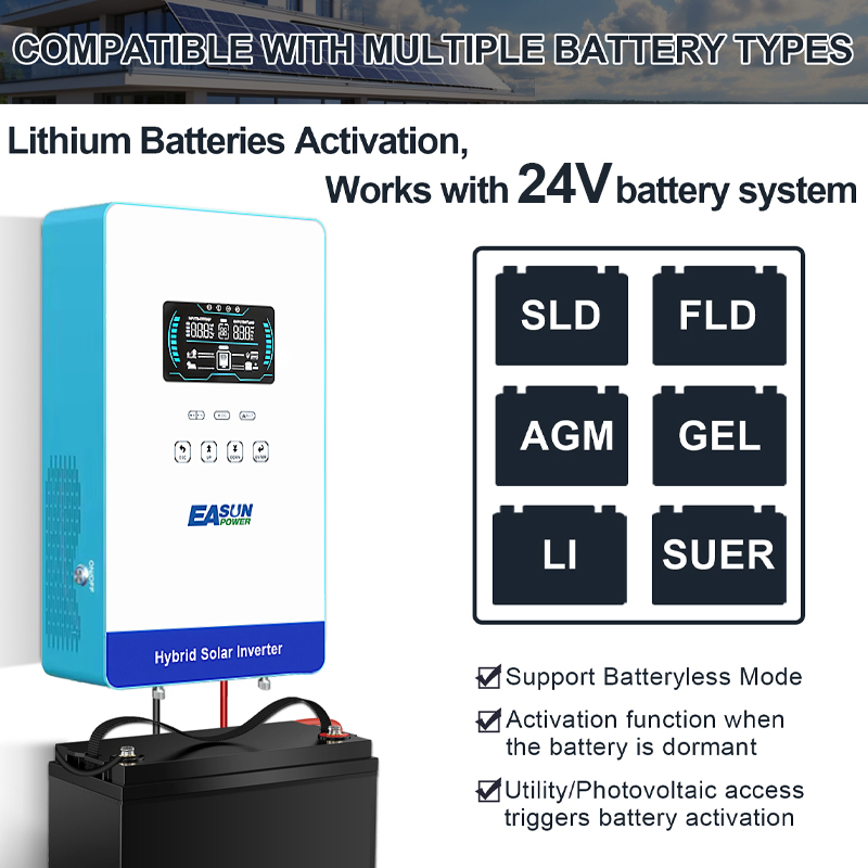 EASUN POWER 4KW 110V Off Grid  - đánh giá và giá Grid Tie Inverter Limiter 2000W