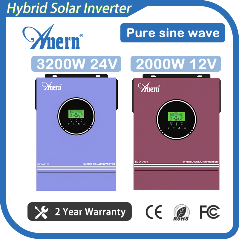 Anern 3200W 2000W Off Grid Hyb - đánh giá và giá Grid Tie Inverter Limiter 2000W